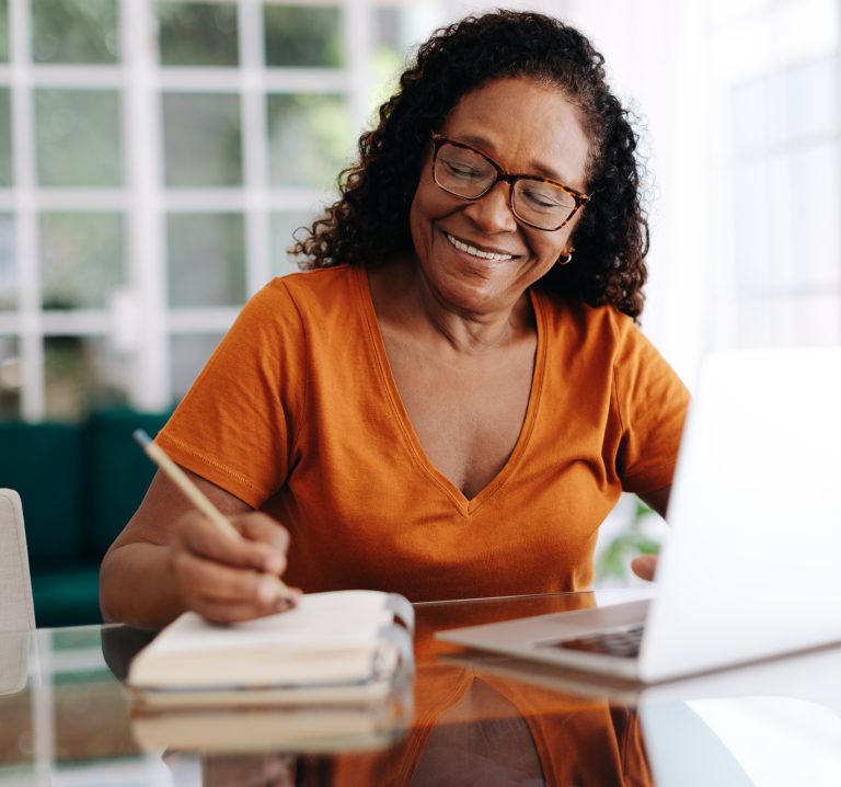 Person reviewing simplified paperwork for small estate administration