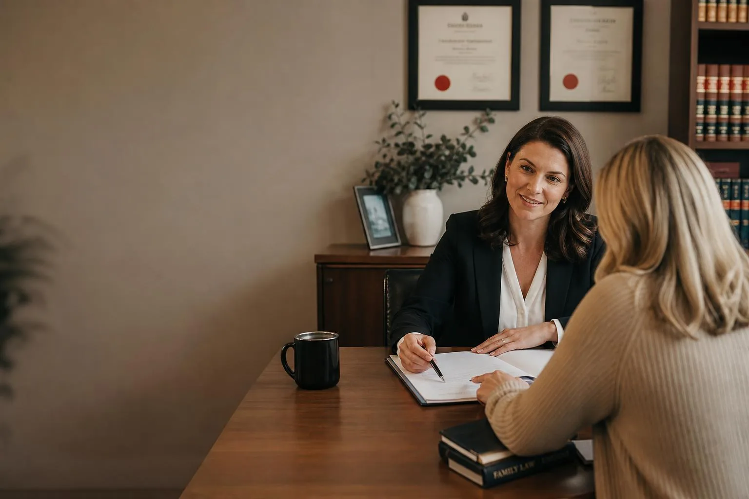 Featured image for How Does the Family Law ACT 1975 Impact Parenting Orders? - Capture an inviting supportive scene inside an