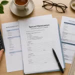 Featured image for Spousal Maintenance: Calculating Support in Australia - A closeup image of a neatly organized desk in a so