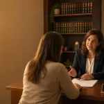 Featured image for What is the Process for a Tpd Claim in Australia? - Capture a warmlit scene inside an Australian solicitor