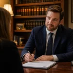 Featured image for When Can You Appeal a Licence Suspension in QLD? - A solicitors office in Brisbane warmly lit with an over