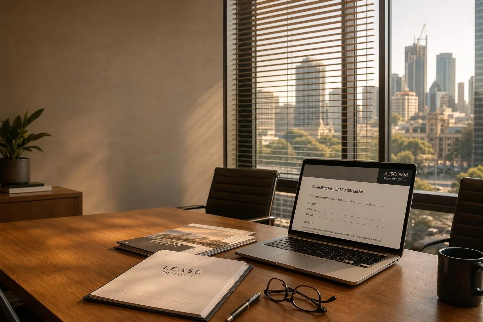 Featured image for What Are the Current Trends in Commercial Leases in Australia? - Capture an interior scene of a modern gla
