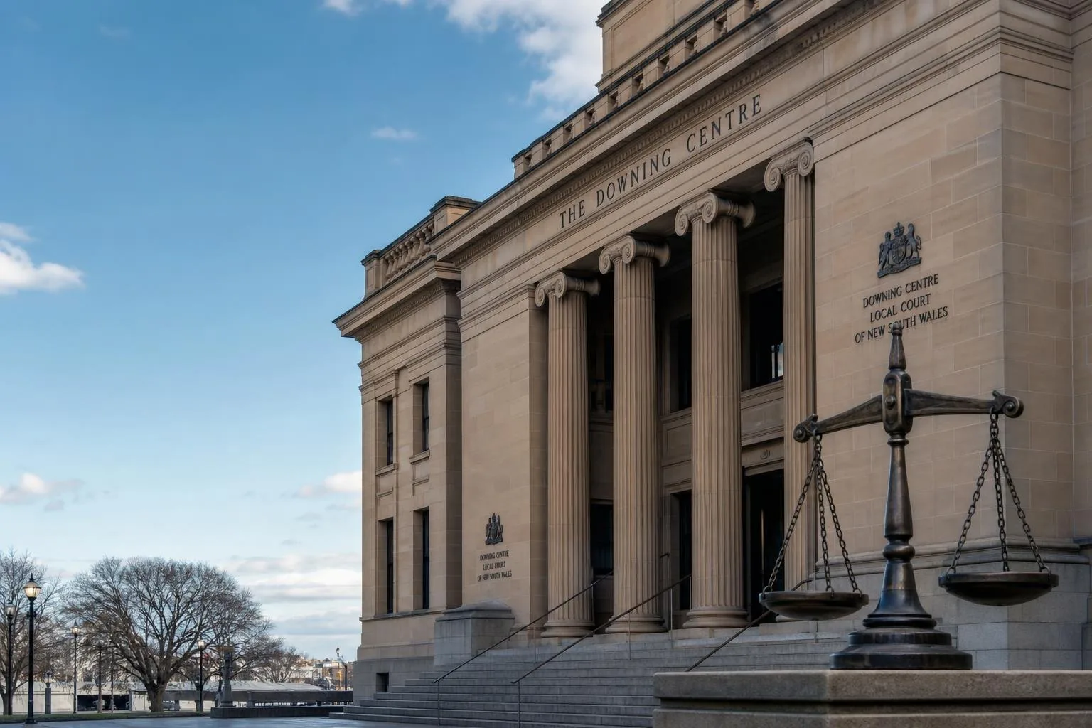 Featured image for What Are the Penalties for Drug Offences in Victoria? - Photograph the exterior of the Downing Centre cour
