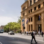 Featured image for What Are Your Rights after a Motor Vehicle Accident in NSW? - A bustling Sydney street scene at eye level