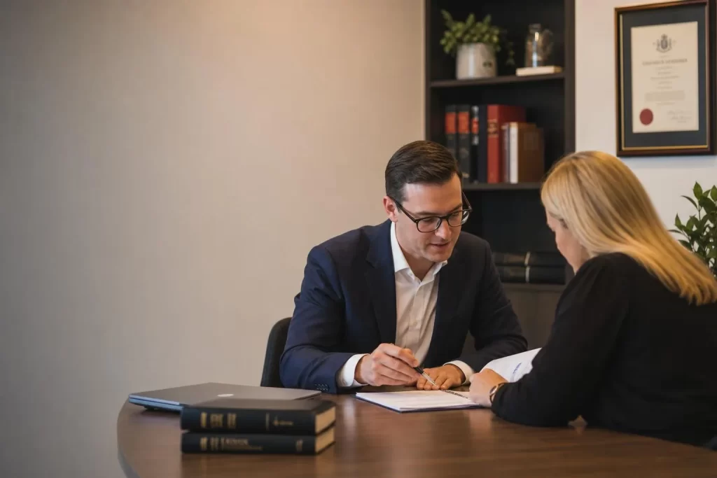 Featured image for How to Handle Debt Recovery in Australia? - A modern Australian legal office with a financial professional
